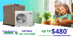 Up to $480 in Rebates on York plus an Extended Warranty - Call Symbiont Service Corp Today